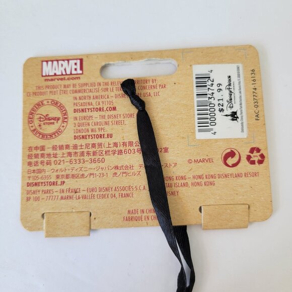 Disney Store Black Widow Marvel Superhero Sketchbook Christmas Ornament NIB - Picture 6 of 8